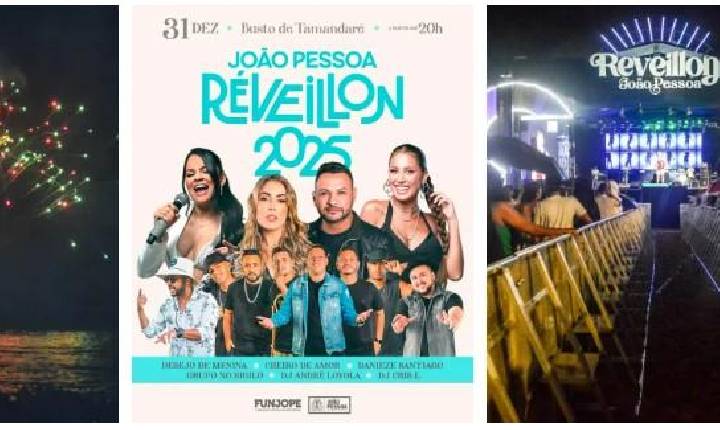 CONFIRA AS ATRAÇÕES QUE VÃO FAZER A FESTA DA VIRADA NA PRAIA DE TAMBAÚ, EM JOÃO PESSOA