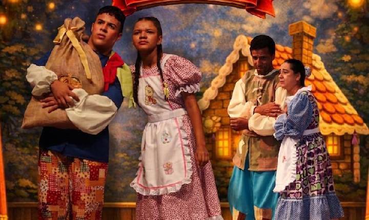 'JOÃO E MARIA' PROMETE ENCANTAR O PÚBLICO NESTE SÁBADO E DOMINGO NO TEATRO EDNALDO DO EGYPTO, EM JP