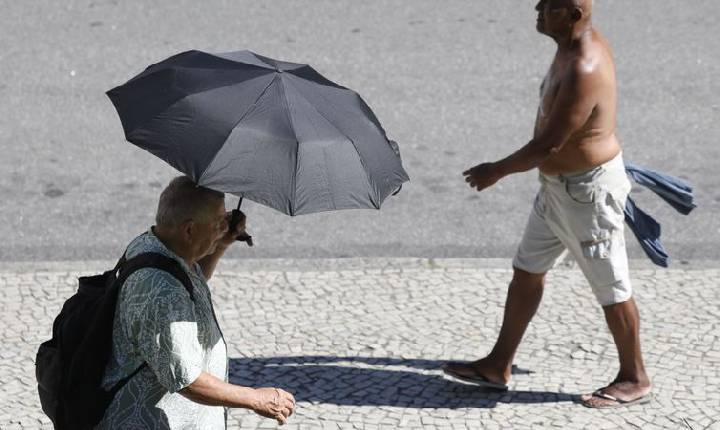 Rio de Janeiro pode chegar a 39ºC no domingo 