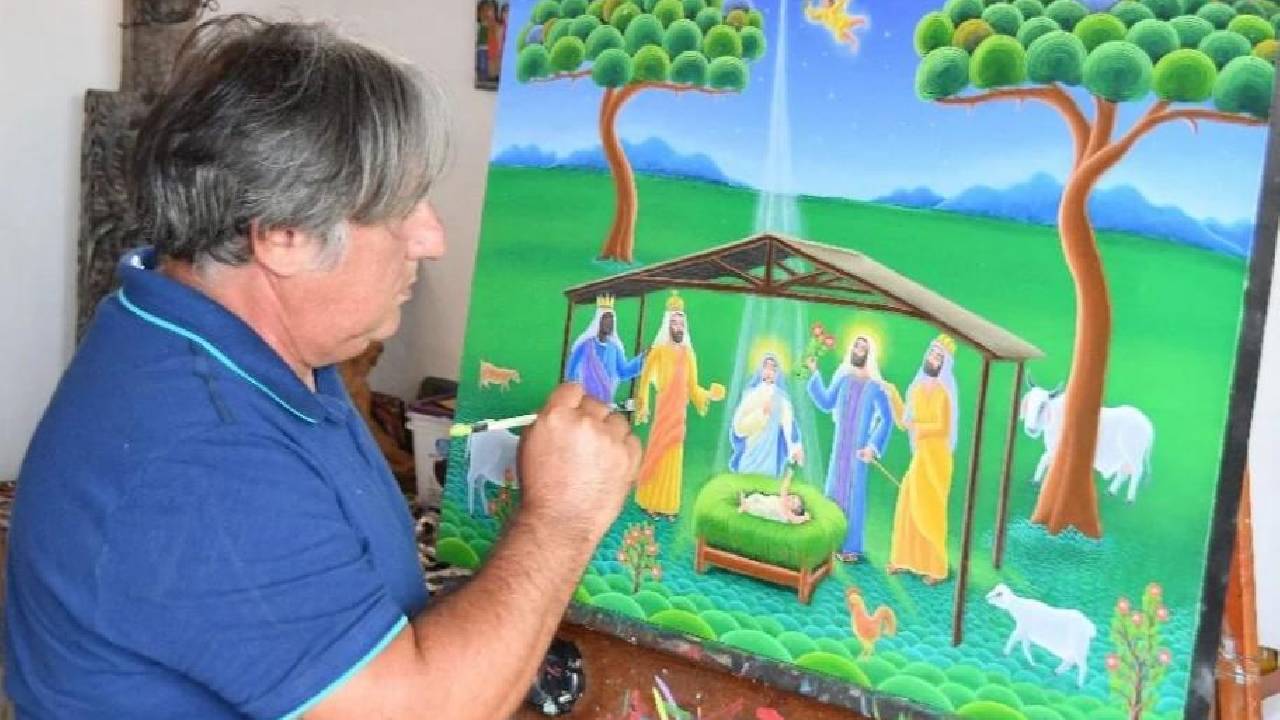 TANANDUBA TEM OBRA EM ARTE NAIF CITADA EM LIVRO DIDÁTICO DA PREFEITURA DE FOZ DO IGUAÇU