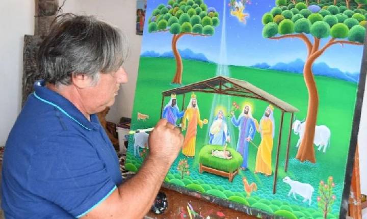 TANANDUBA TEM OBRA EM ARTE NAIF CITADA EM LIVRO DIDÁTICO DA PREFEITURA DE FOZ DO IGUAÇU