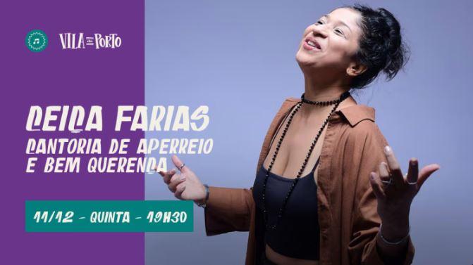 CEIÇA FARIAS FAZ SHOW 'CANTORIA DE APERREIO E BEM QUERENÇA' NESTA QUINTA NO VILLA DO PORTO, EM JP