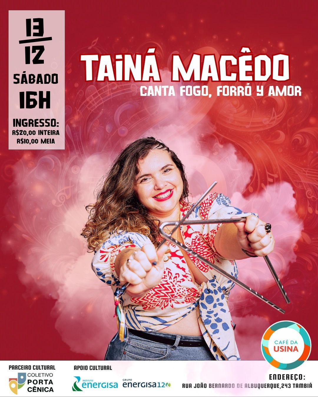NO DIA NACIONAL DO FORRÓ, TAYNÁ MACEDO ESTREIA O SHOW 'FOGO, FORRÓ Y AMOR