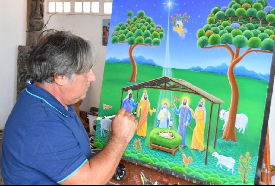 TANANDUBA TEM OBRA EM ARTE NAIF CITADA EM LIVRO DIDÁTICO DA PREFEITURA DE FOZ DO IGUAÇU