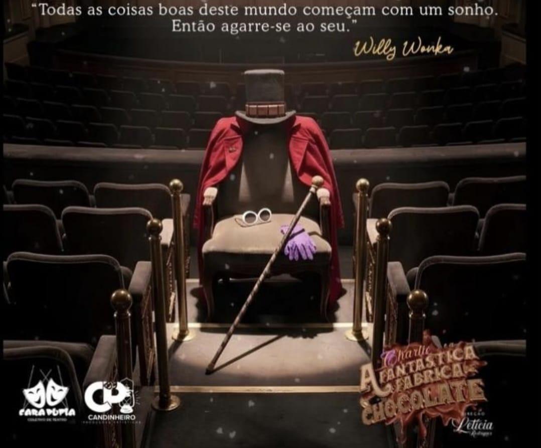 'CHARLIE E A FANTÁSTICA FÁBRICA DE CHOCOLATE' ENCERRA TEMPORADA NESTE DOMINGO EM JOÃO PESSOA