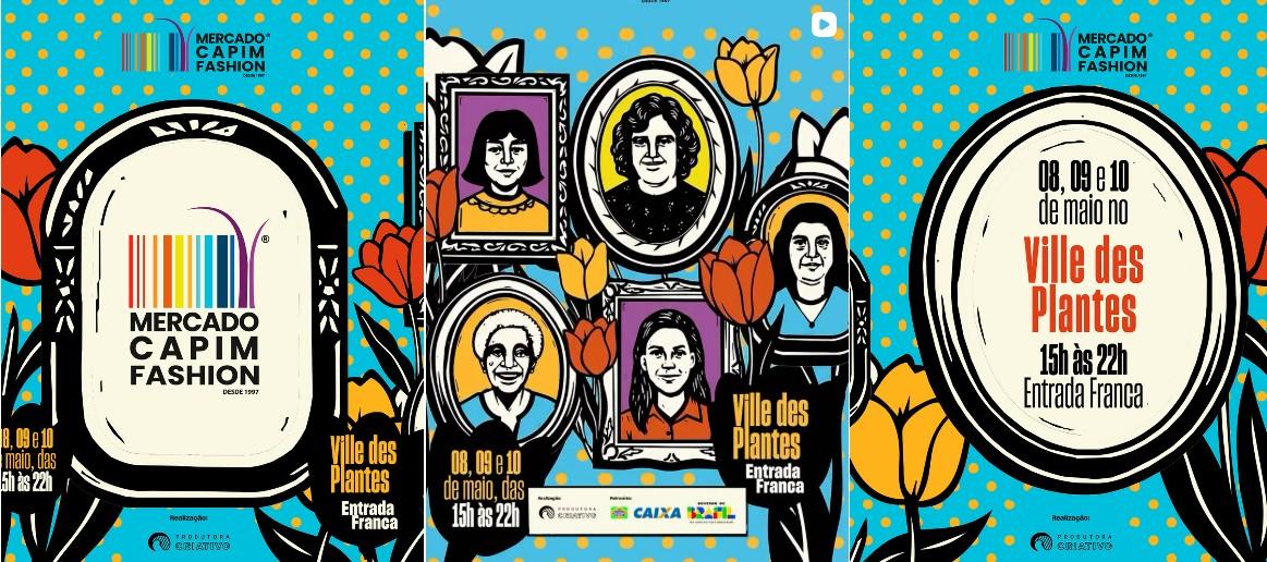 MERCADO CAPIM FASHION FAZ EDIÇÃO ESPECIAL PARA AS MÃES A PARTIR DESTA SEXTA NO VILLE DES PLANTES, EM JP