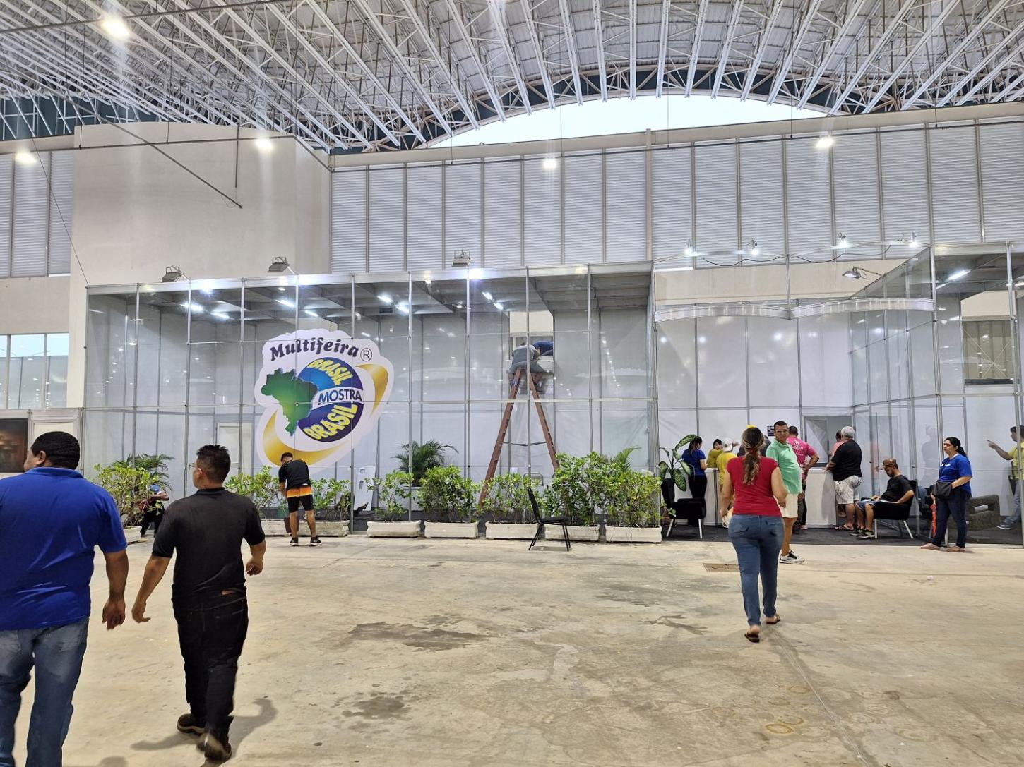 COMEÇA MONTAGEM DA MULTIFEIRA BRASIL MOSTRA BRASIL; EVENTO COMEÇA NESTA 6ª NO CENTRO DE CONVENÇÕES DE JOÃO PESSOA