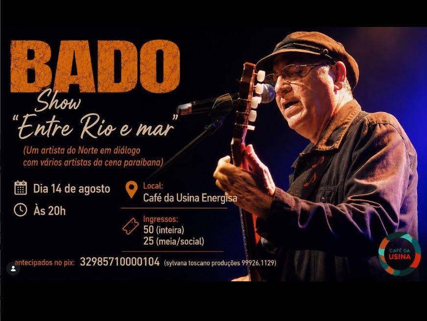 BADO TRAZ A MÚSICA DE RONDÔNIA PARA CONEXÃO COM ARTISTAS PARAIBANOS EM SHOW NO CAFÉ DA USINA EM AGOSTO