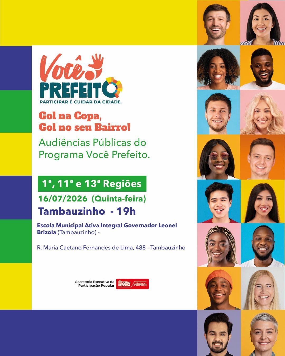 Plenária Você é o Prefeito