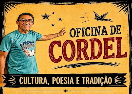 'CORDELANDO SABERES': PROFESSOR MINISTRA OFICINA DE CORDEL EM SÃO BENTINHO A PARTIR DESTA 2ª