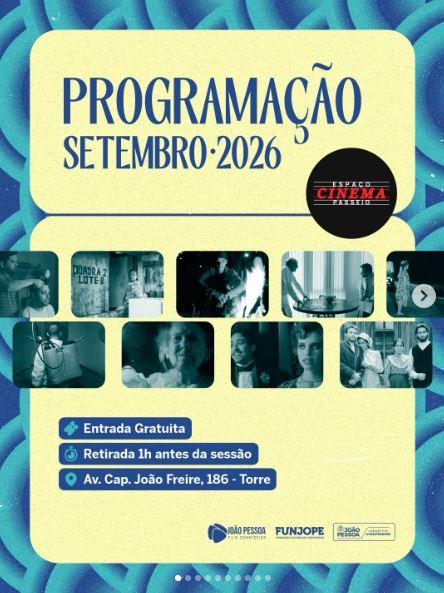 VEJA A PROGRAMAÇÃO DO CINEMA PASSEIO PARA SETEMBRO E SE PREPARE PARA ASSISTIR FILMES DE GRAÇA! 