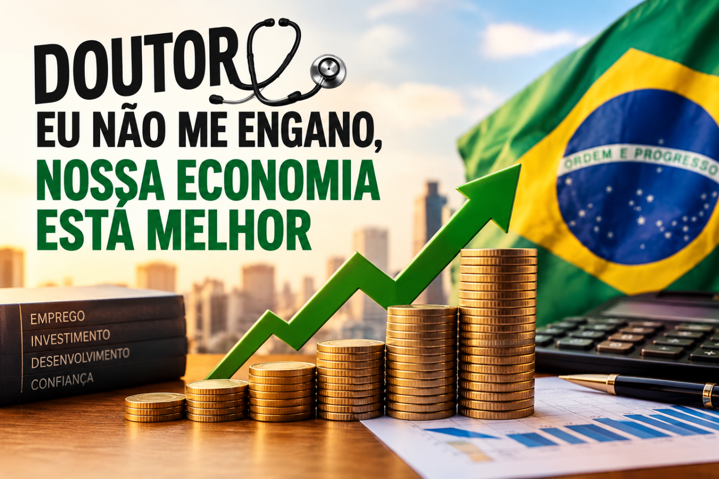 DOUTOR EU NÃO ME ENGANO, NOSSA ECONOMIA ESTÁ MELHOR