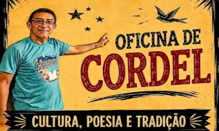 'CORDELANDO SABERES': PROFESSOR MINISTRA OFICINA DE CORDEL EM SÃO BENTINHO A PARTIR DESTA 2ª