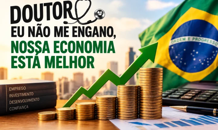 DOUTOR EU NÃO ME ENGANO, NOSSA ECONOMIA ESTÁ MELHOR
