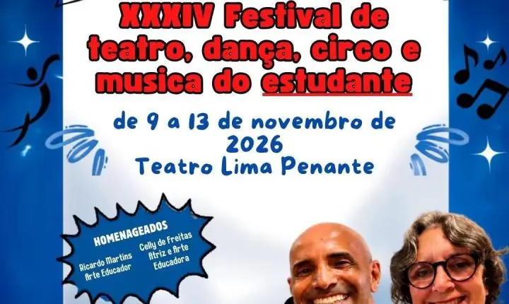 FESTIVAL DE TEATRO, DANÇA, CIRCO E MÚSICA DO ESTUDANTE RECEBE INSCRIÇÕES ATÉ ESTA 6ª, DIA 16