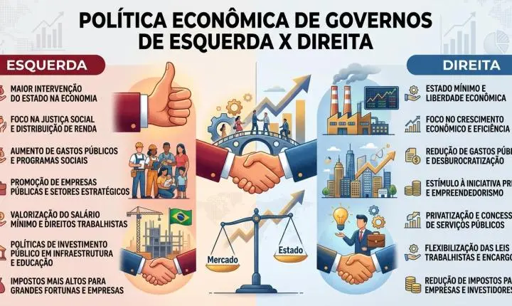 POLÍTICA ECONÔMICA DE GOVERNOS DE ESQUERDA X DIREITA