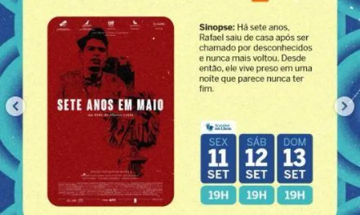 VEJA A PROGRAMAÇÃO DO CINEMA PASSEIO PARA SETEMBRO E SE PROGRAME PARA ASSISTIR FILMES DE GRAÇA! 